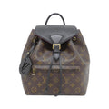 Louis Vuitton Brown Coated Canvas Leather Backpack