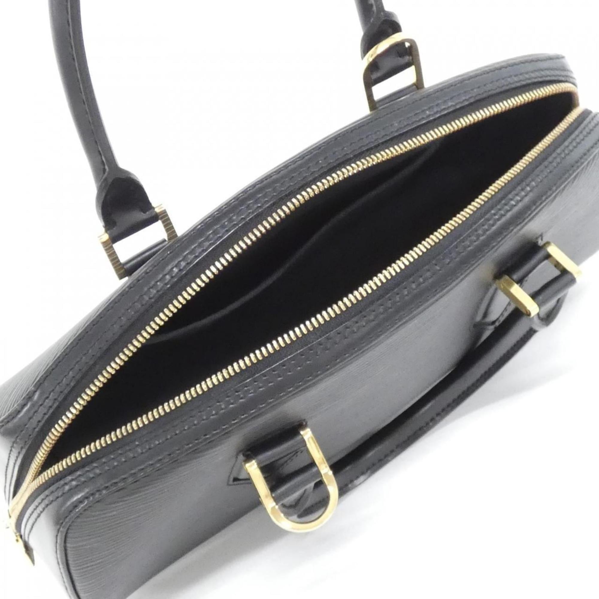 Louis Vuitton Epi Black Leather Handbag