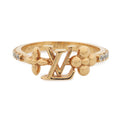 Louis Vuitton Gold Gold Plating Band Ring