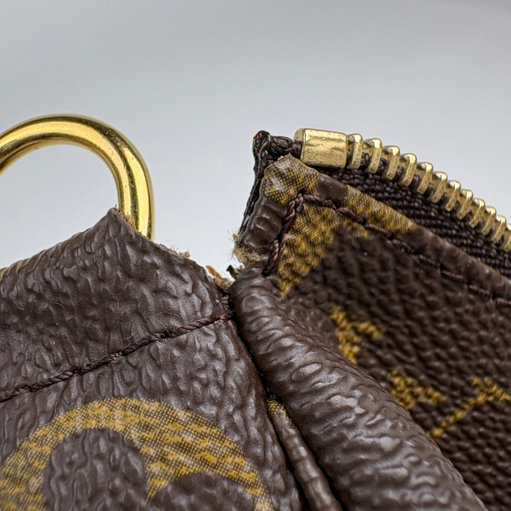 Louis Vuitton Brown Monogram Monogram Pochette Pouch