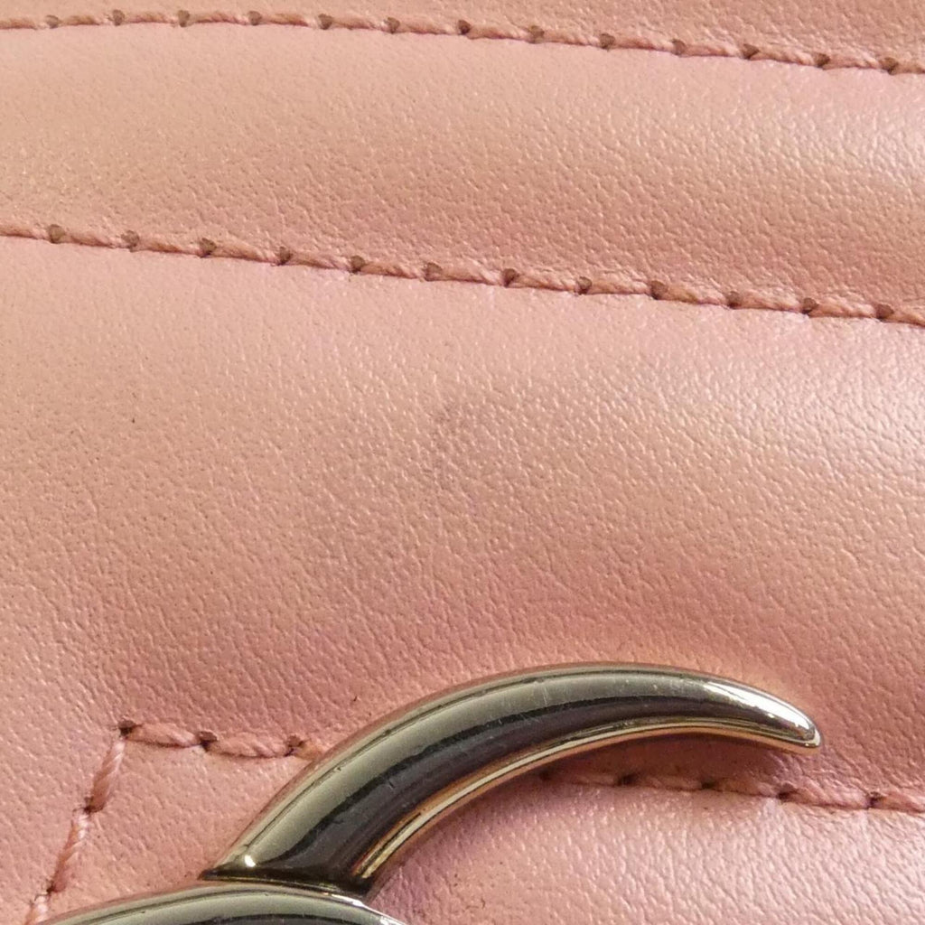 Gucci Pink Leather Shoulder Bag (Pre-Owned)