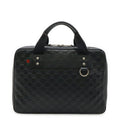 Gucci Black Rubber Leather Laptop Bag (Pre-Owned)