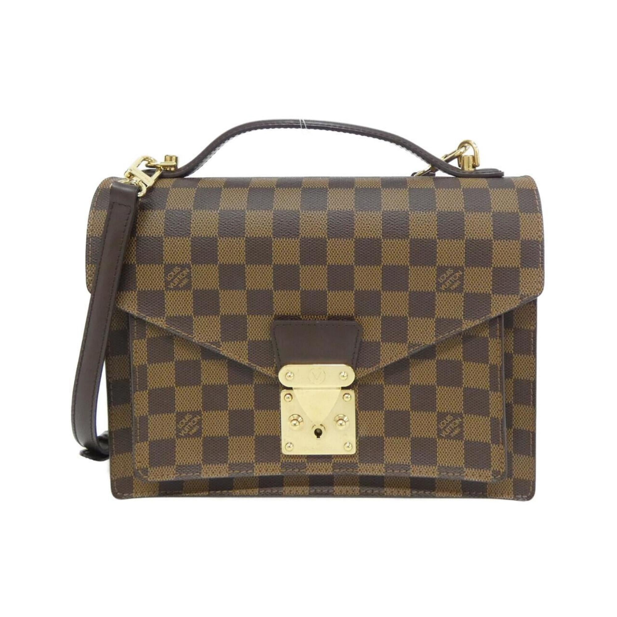 Louis Vuitton Ebene Coated Canvas Handbag