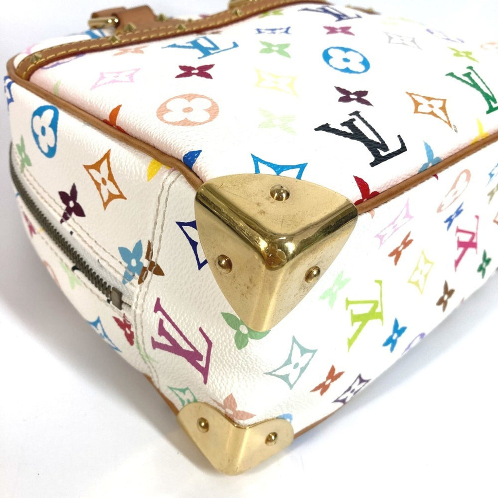 Louis Vuitton Multi-Color White Monogram Multicolore Canvas Boston Bag Handbag