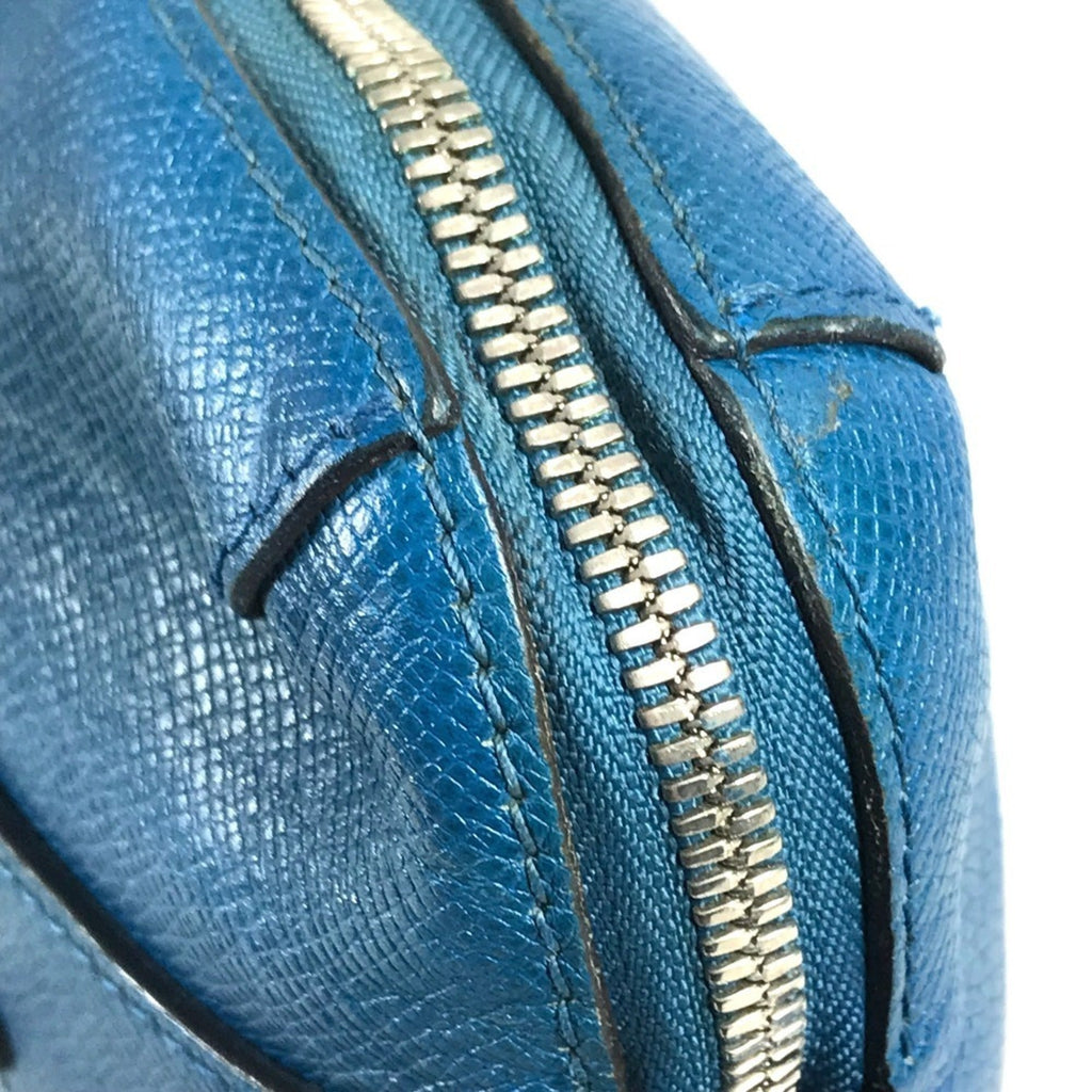 Louis Vuitton Blue Taiga Leather Messenger Bag Shoulder Bag
