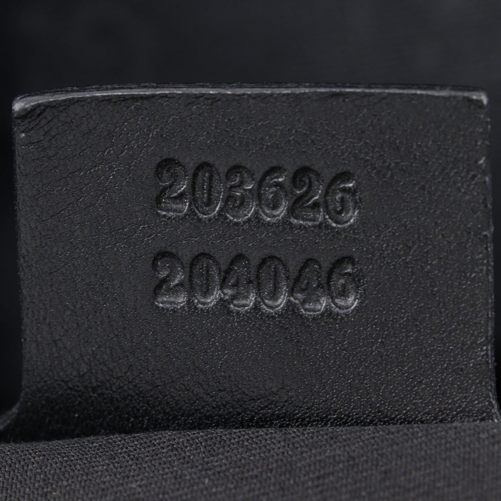 Gucci Gg Canvas Black Gg Canvas Tote Bag (Pre-Owned)
