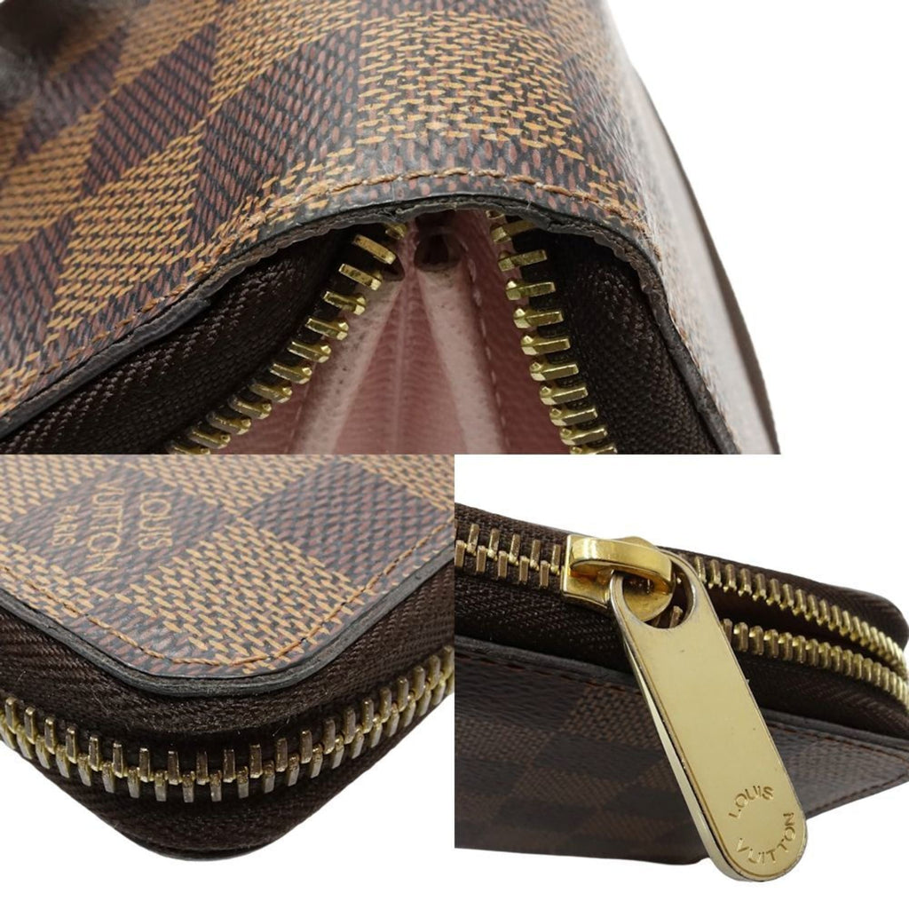 Louis Vuitton Ebene Rose Ballerine Canvas Long Wallet