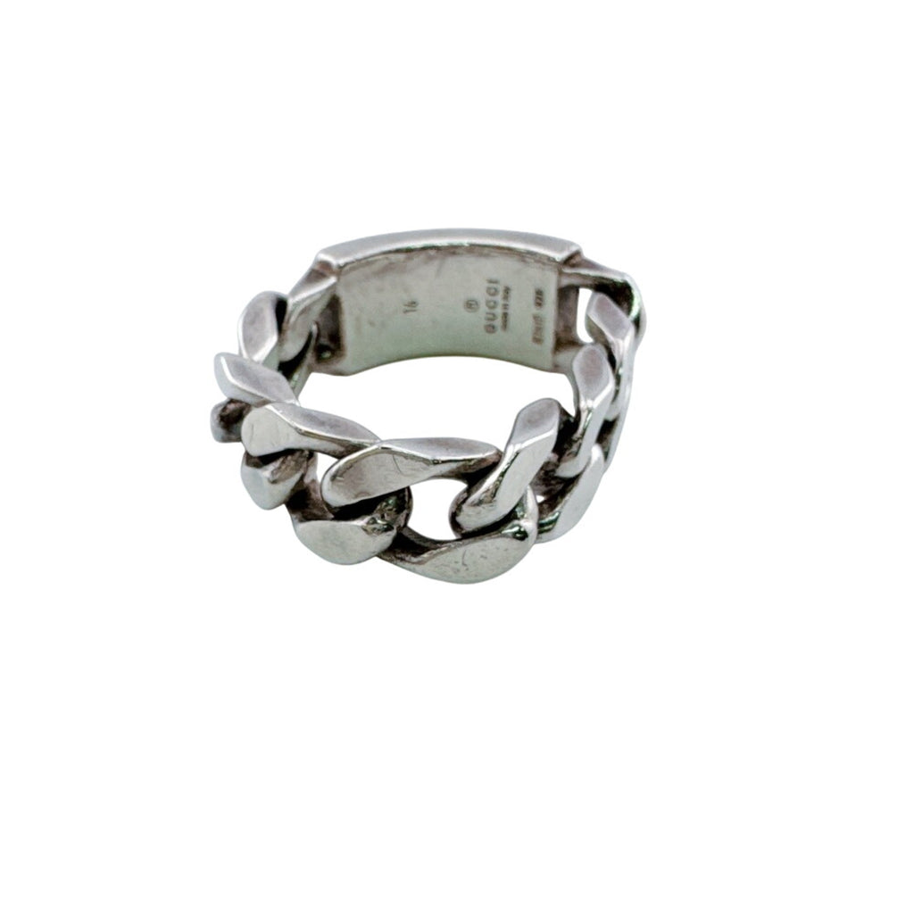 Gucci Silver Silver 925 Band Ring (Pre-Owned)