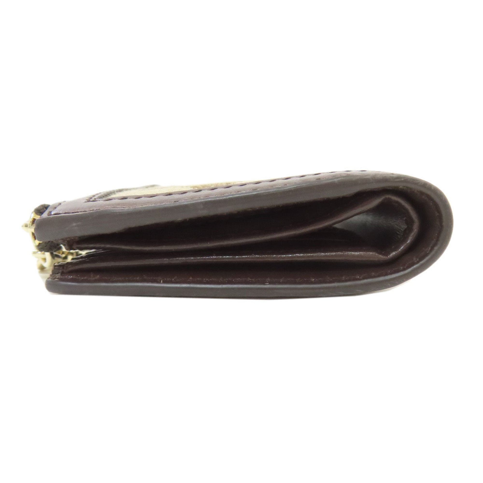 Gucci Brown Canvas Wallet (Bi-Fold) (Pre-Owned)