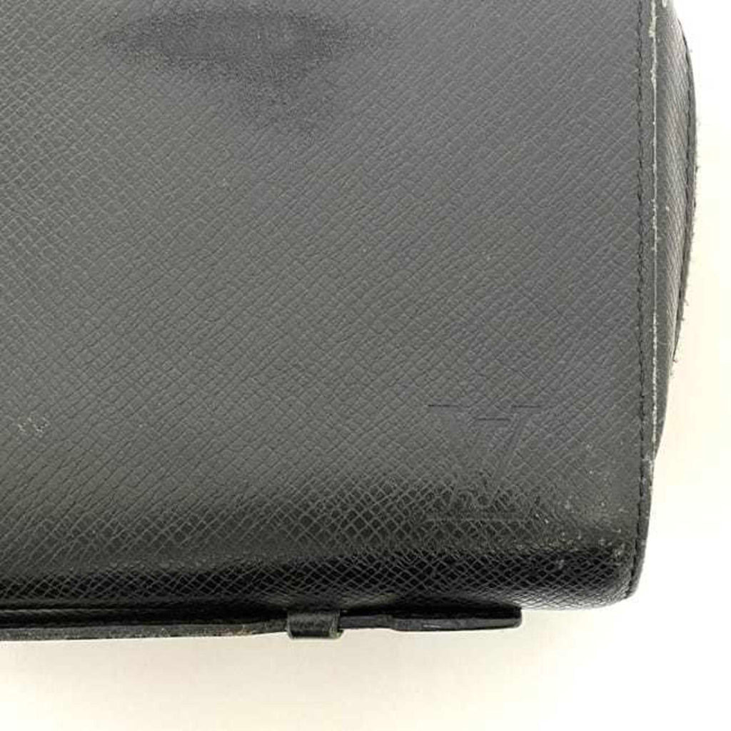 Louis Vuitton Ardoise Black Taiga Leather Long Wallet