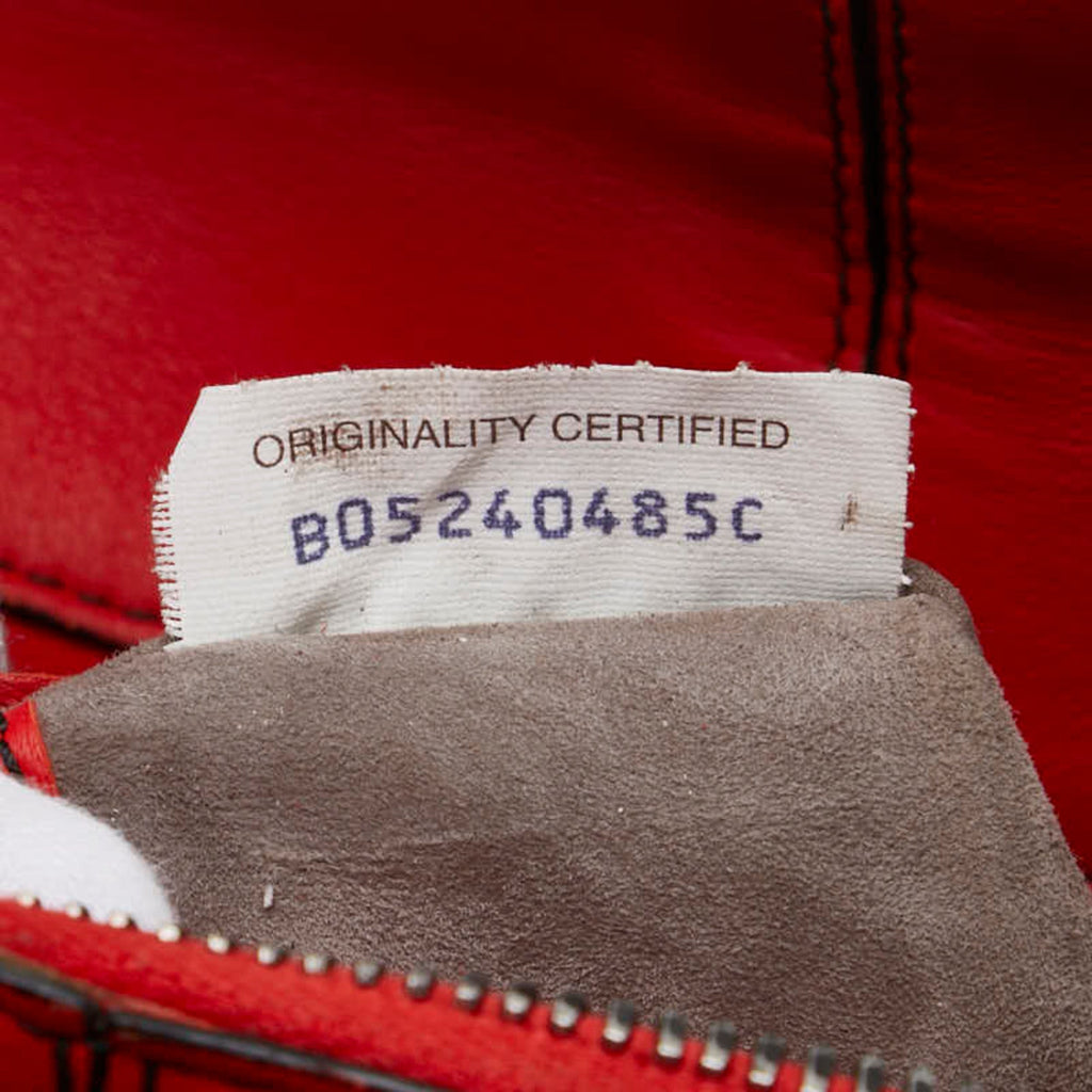 Bottega Veneta Red Color Leather Handbag