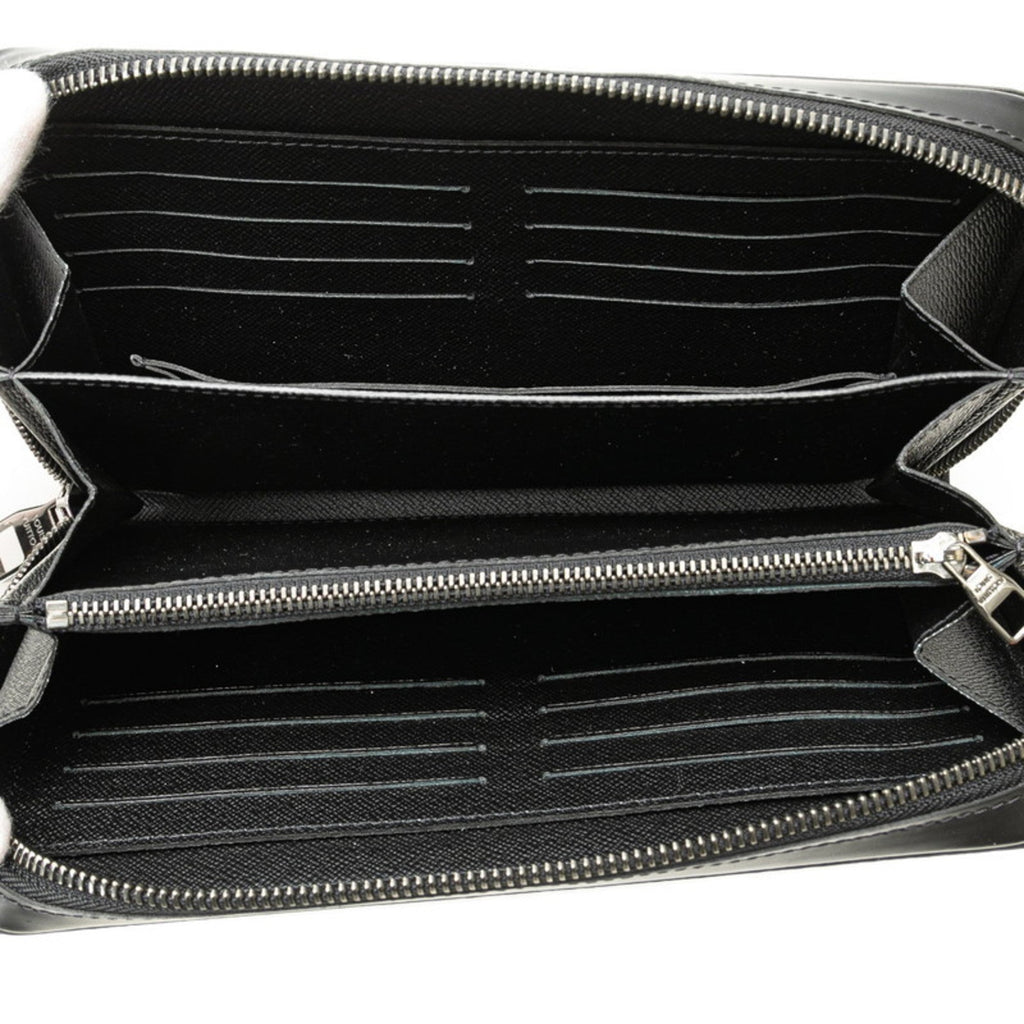 Louis Vuitton Black Pvc Leather Long Wallet