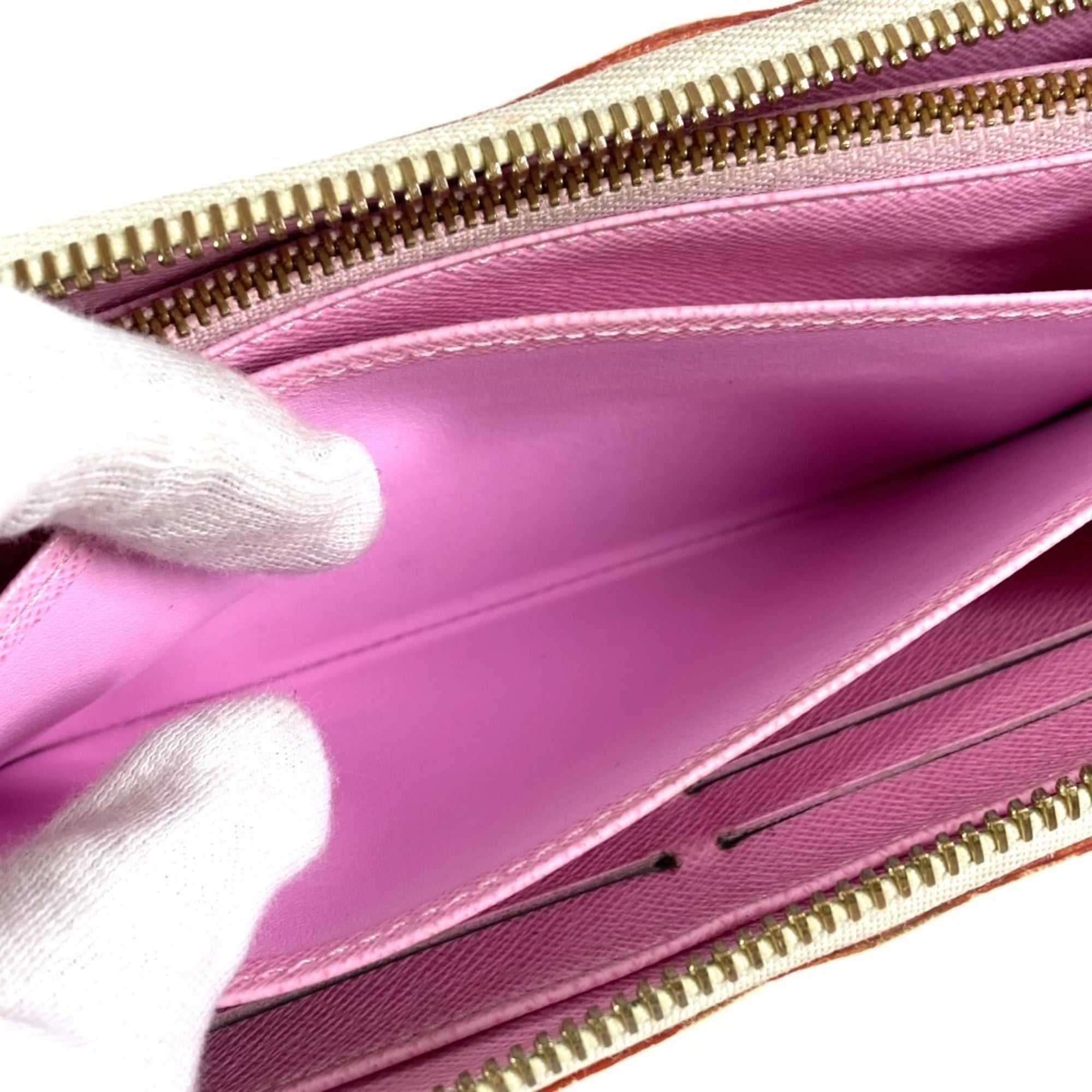 Louis Vuitton Pink White Monogram Multicolore Long Wallet