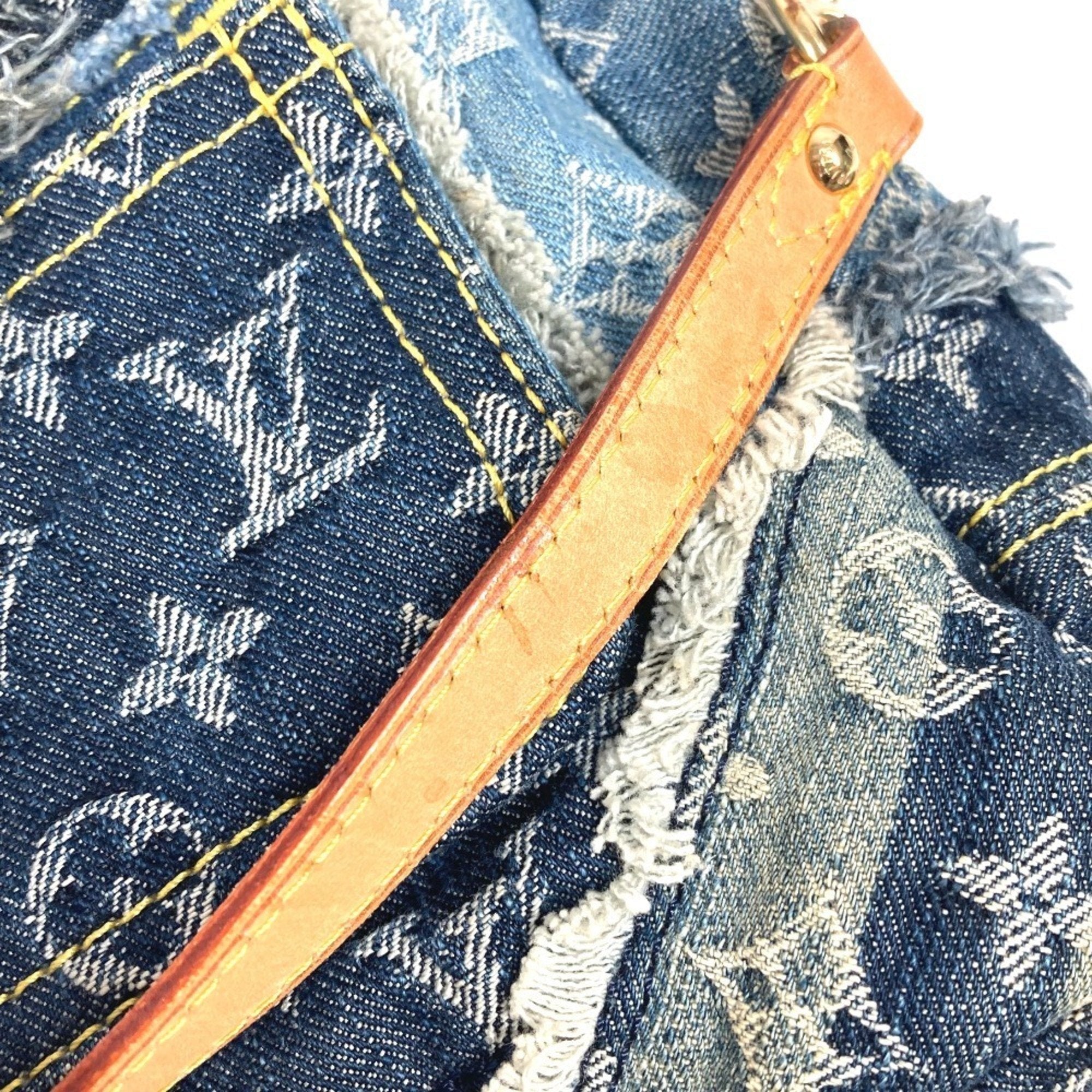 Louis Vuitton Blue Monogram Monogram Denim Messenger Bag Shoulder Bag