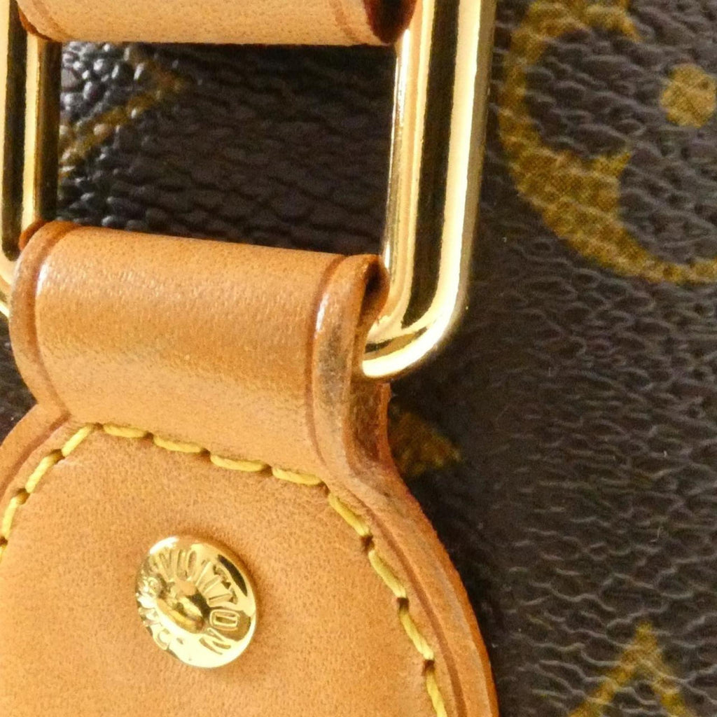 Louis Vuitton Marron Coated Canvas Handbag