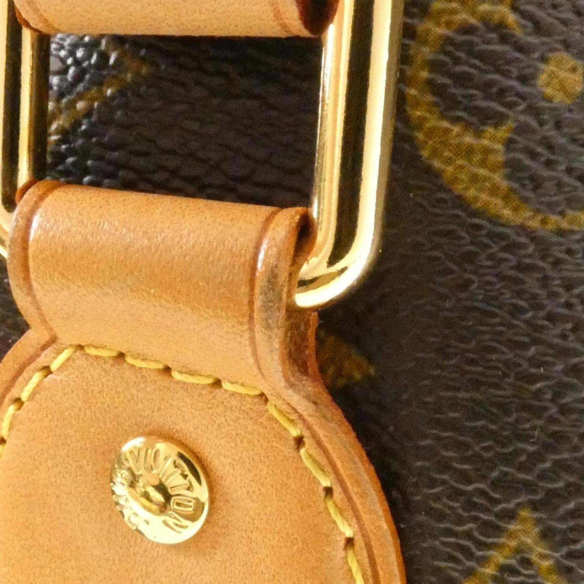 Louis Vuitton Marron Coated Canvas Handbag