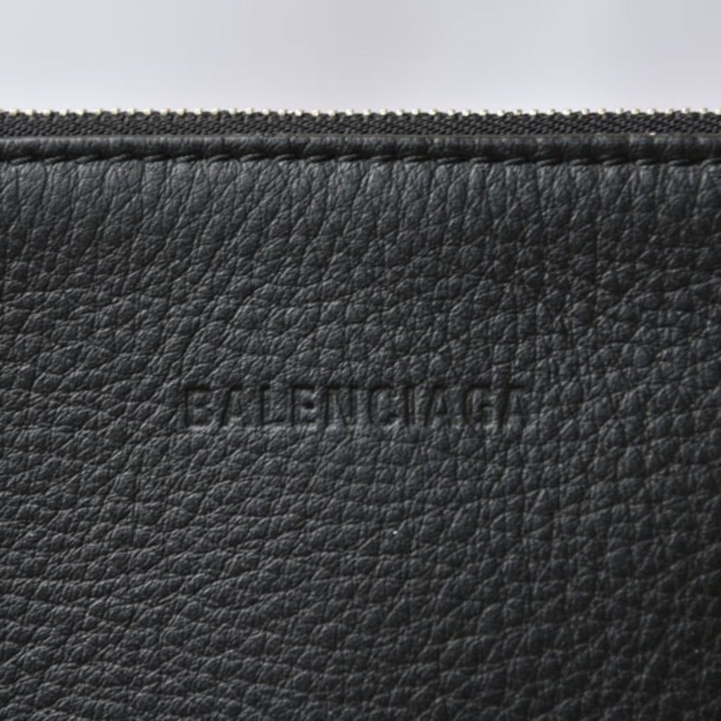 Balenciaga Black Leather Pouch