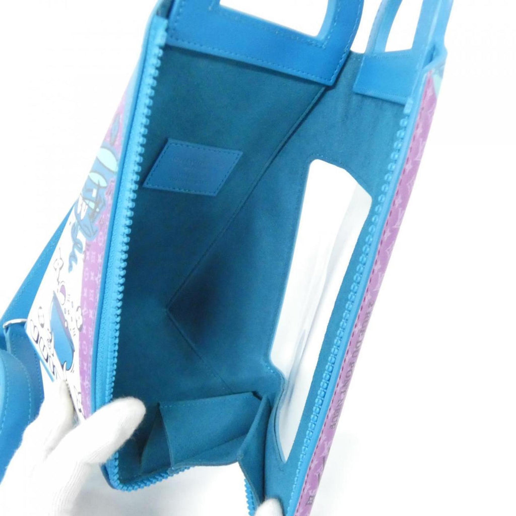Louis Vuitton Blue Leather Shoulder Bag