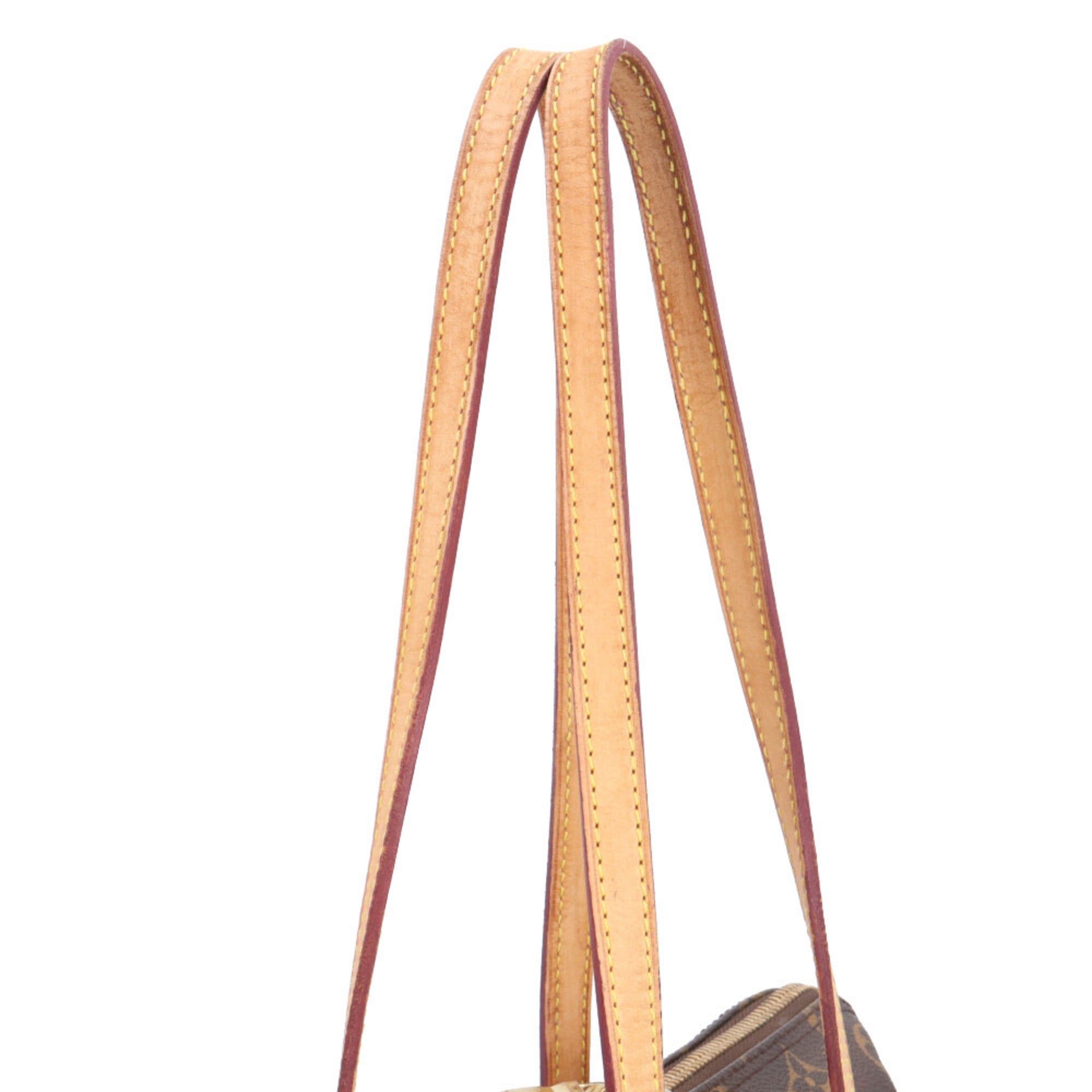 Louis Vuitton Brown Monogram Canvas Shoulder Bag