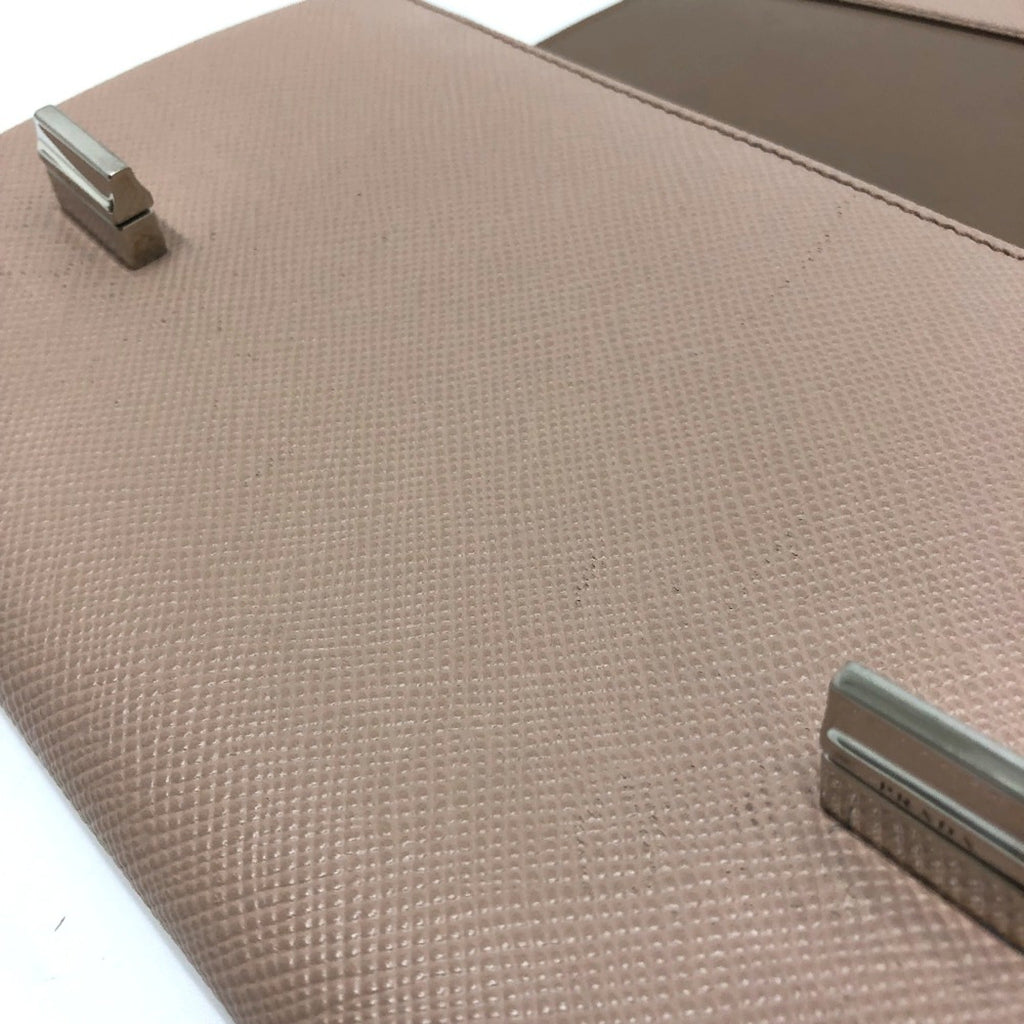 Prada Beige Leather Shoulder Bag