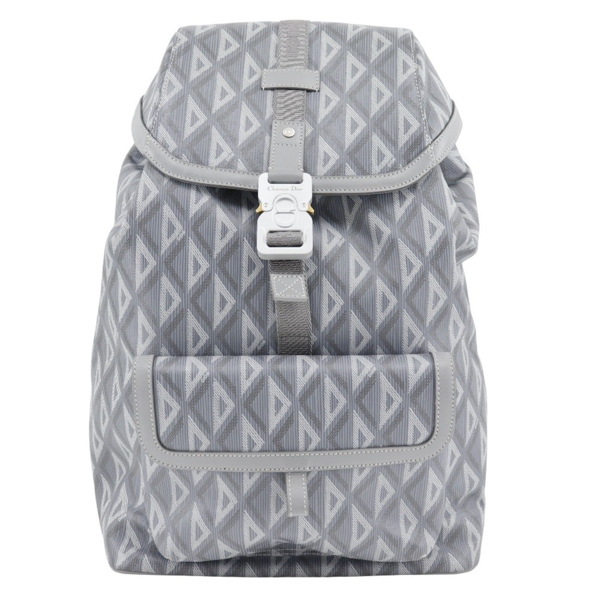 Christian Dior Gray Pvc Backpack (Pre-Owned)