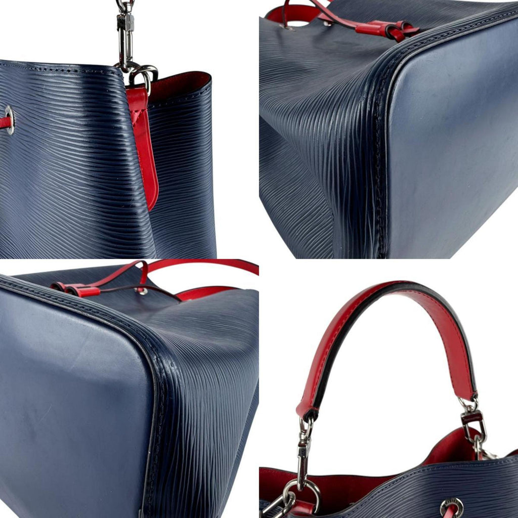 Louis Vuitton Blue Indigo Epi Leather Handbag Shoulder Bag