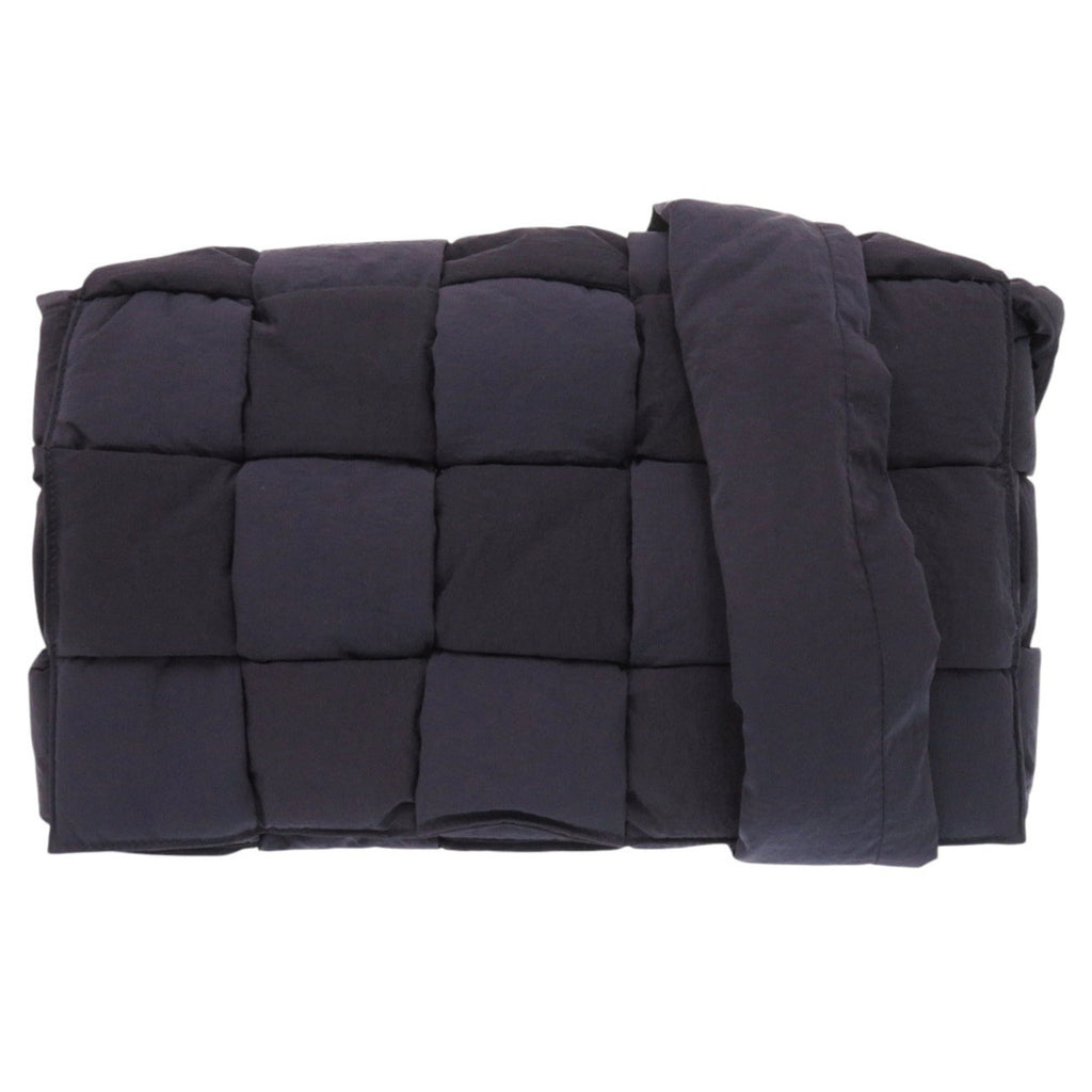 Bottega Veneta Navy Nylon Shoulder Bag