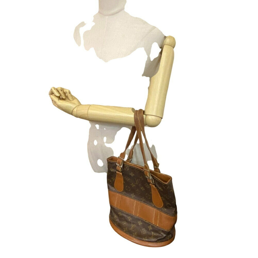 Louis Vuitton Brown Monogram Handbag Shoulder Bag Tote Bag