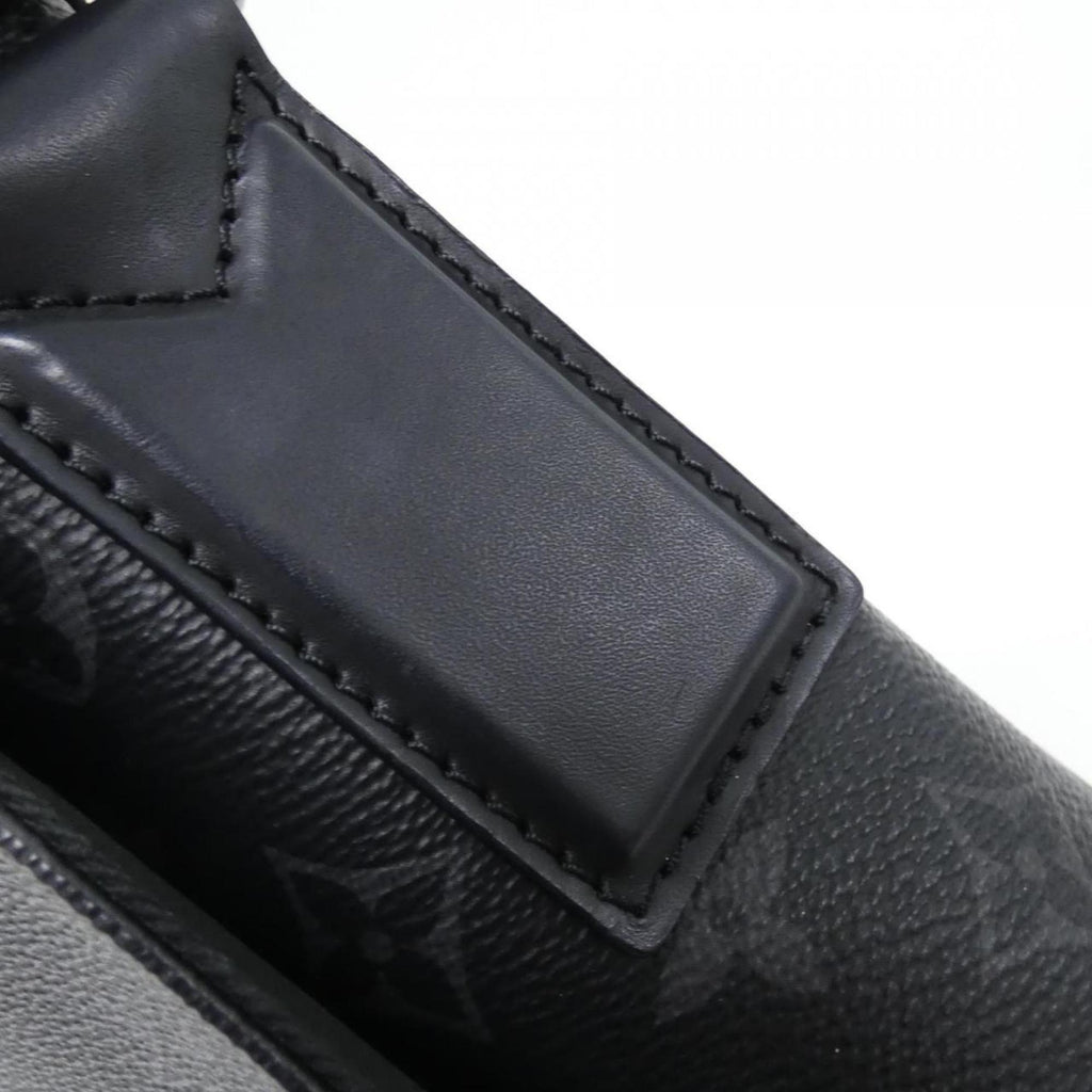 Louis Vuitton Black Coated Canvas Shoulder Bag