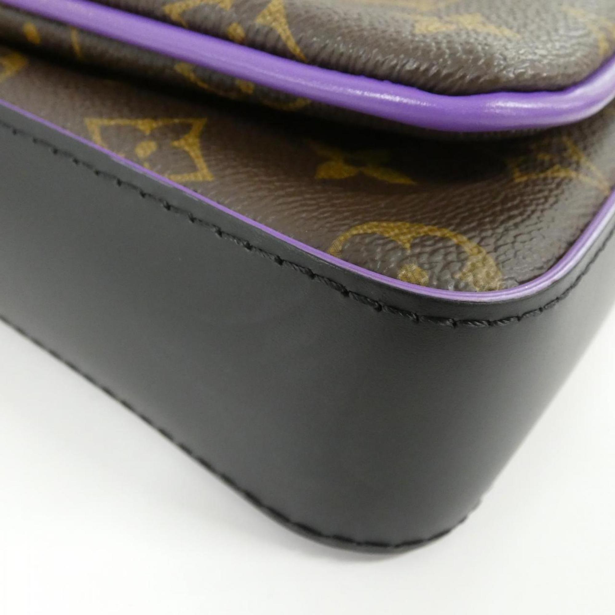 Louis Vuitton Marron Coated Canvas Pouch Shoulder Bag
