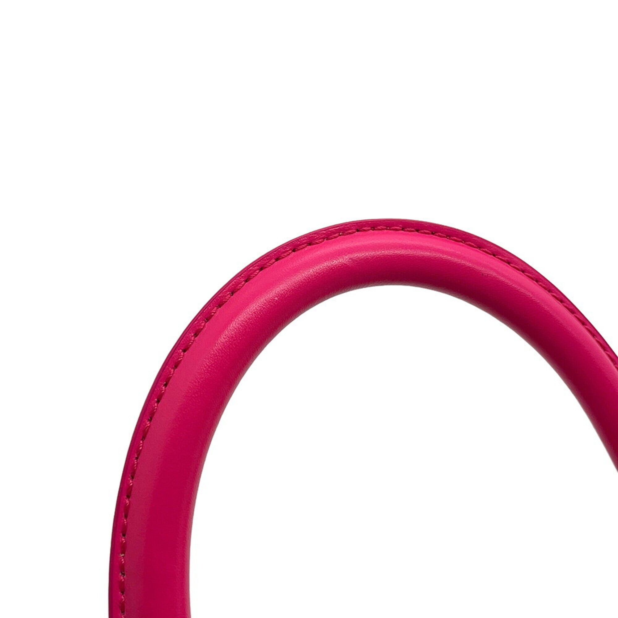 Balenciaga Pink Leather Handbag Shoulder