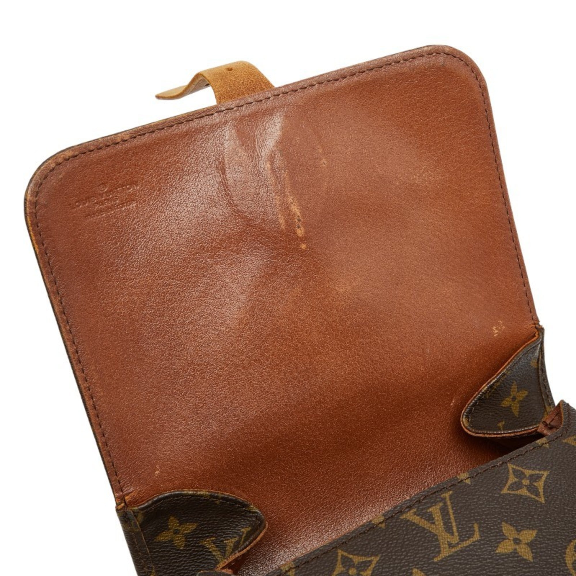 Louis Vuitton Brown Pvc Leather Shoulder Bag