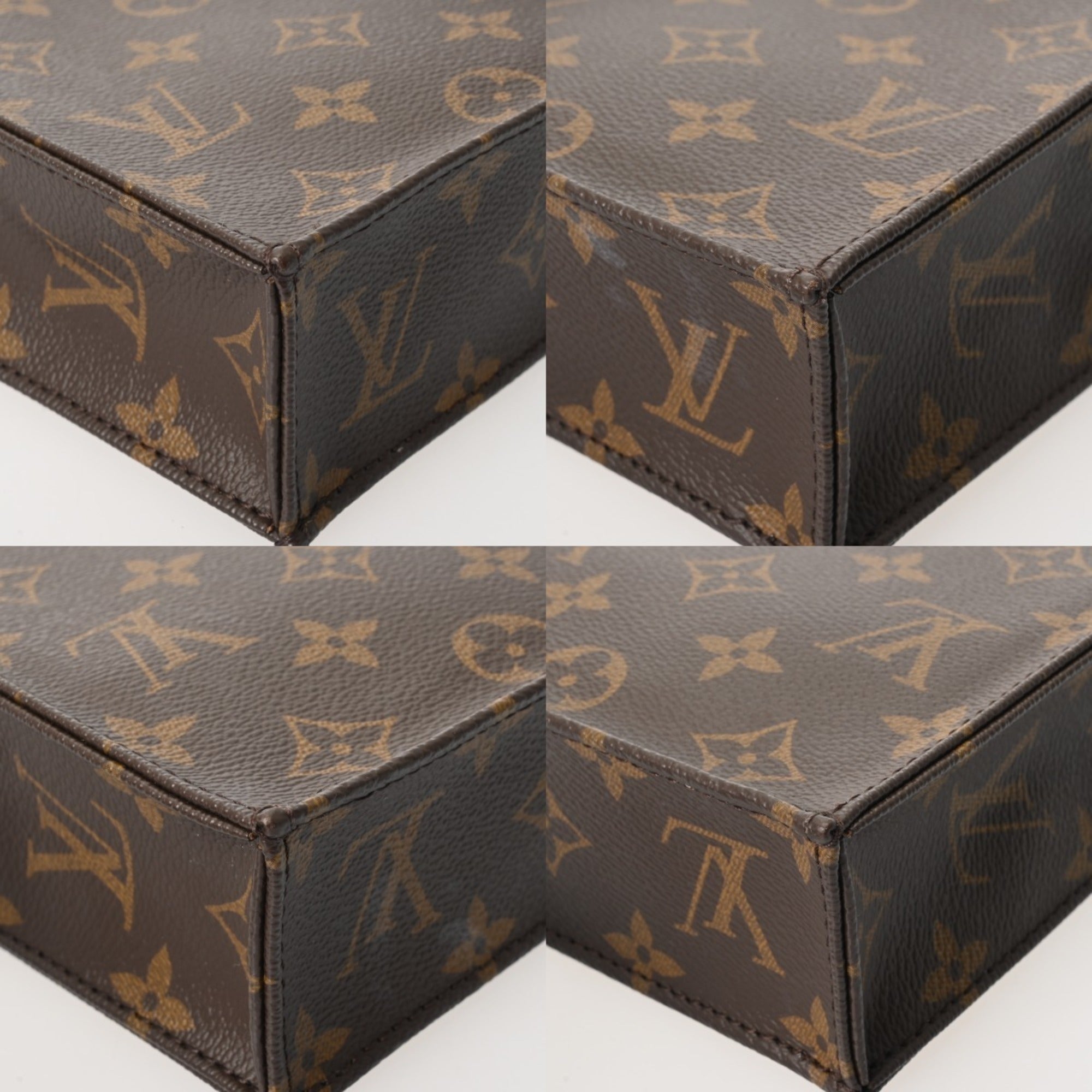 Louis Vuitton Brown Monogram Canvas Handbag