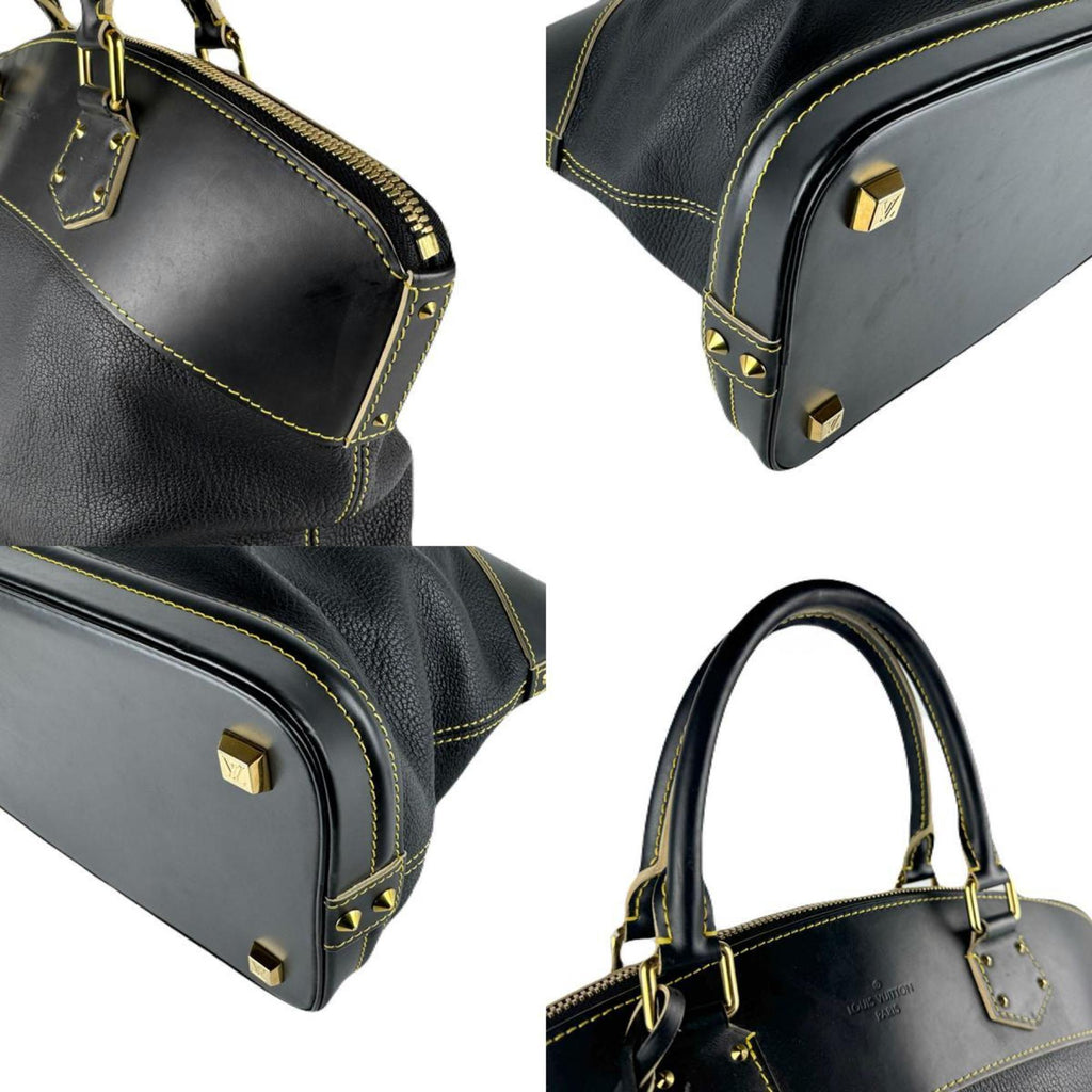 Louis Vuitton Noir Leather Handbag