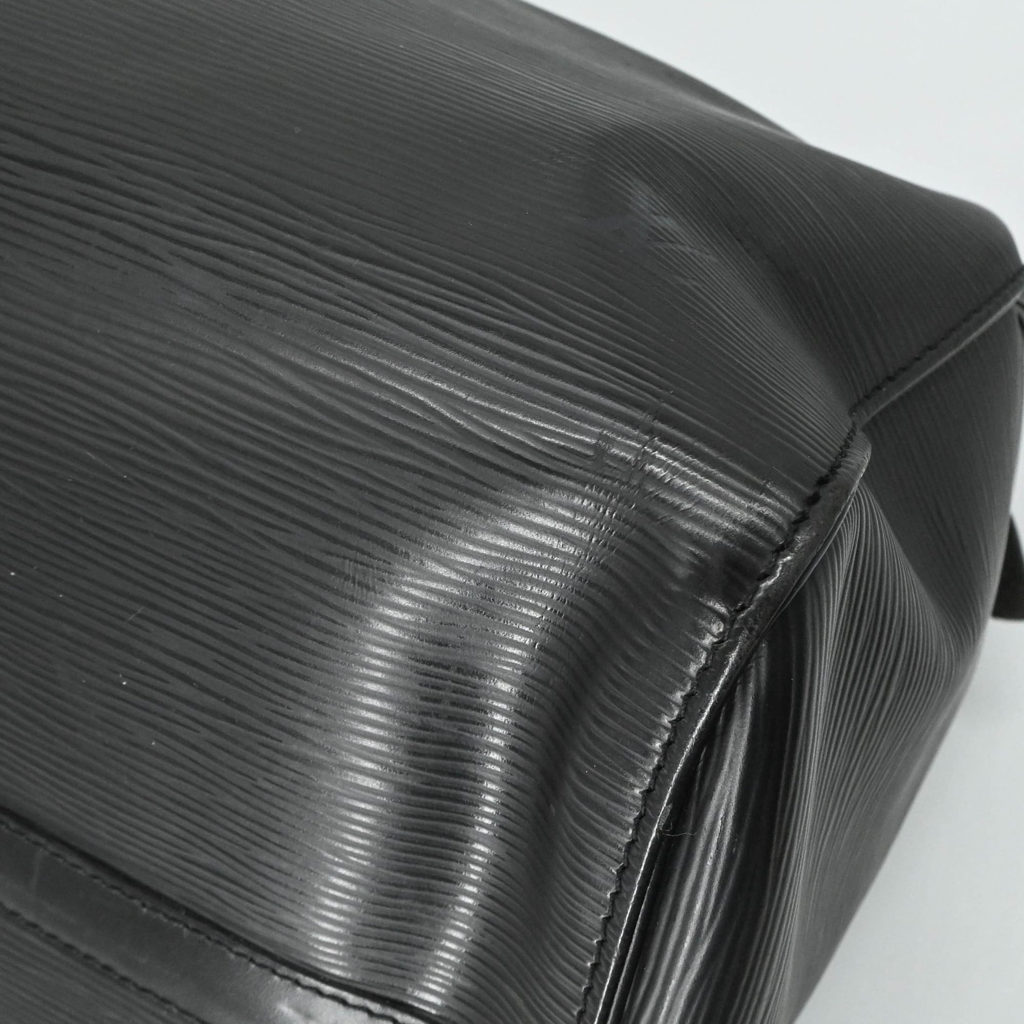 Louis Vuitton Black Epi Leather Boston Bag