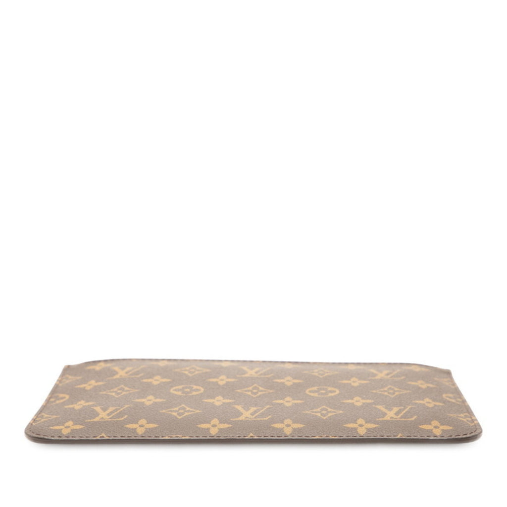 Louis Vuitton Brown Red Color Pvc Pouch