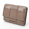 Bottega Veneta Leather Wallet (Tri-Fold)