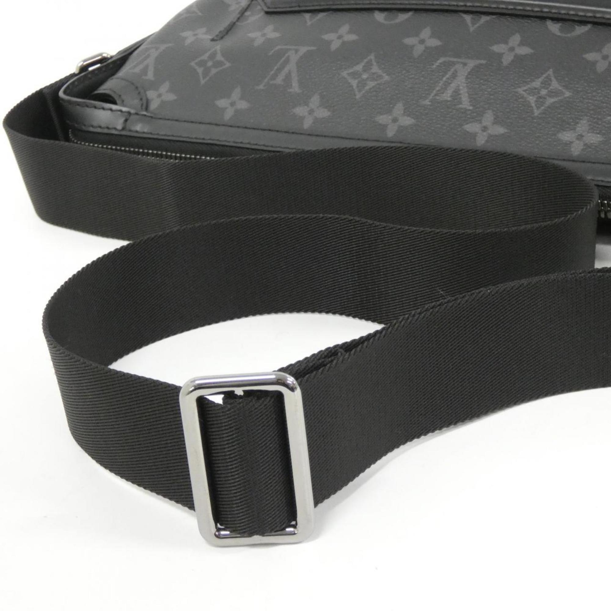 Louis Vuitton Black Coated Canvas Shoulder Bag