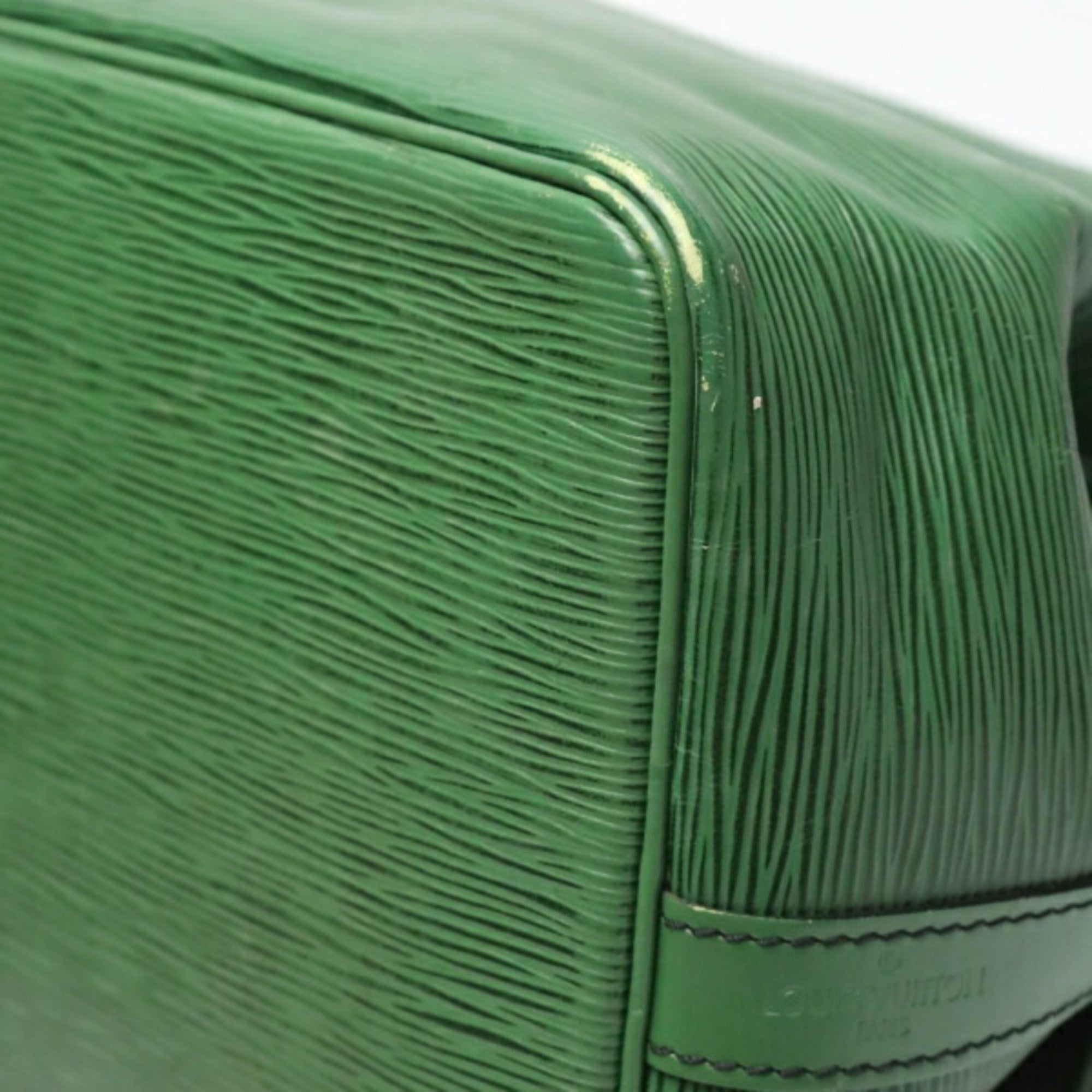 Louis Vuitton Borneo Green Epi Leather Shoulder Bag