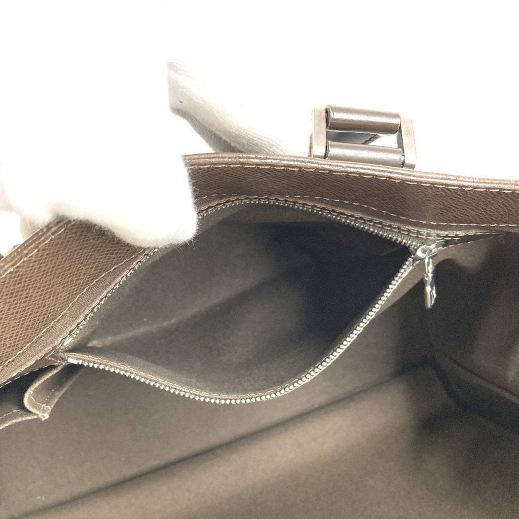 Louis Vuitton Brown Grizzly Taiga Leather Handbag Tote Bag