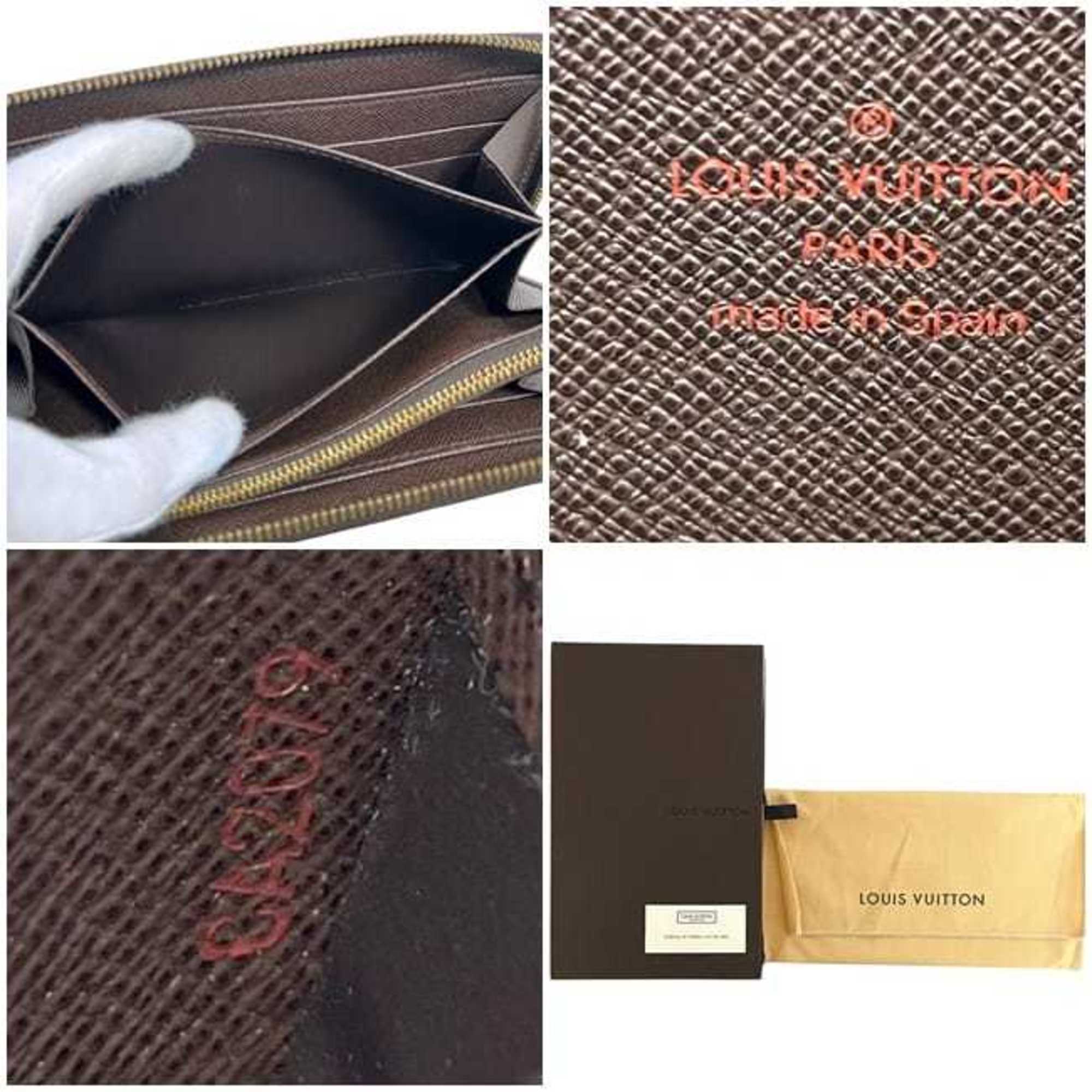Louis Vuitton Damier Brown Damier Canvas Ebene Damier Canvas Coin Purse/Coin Case