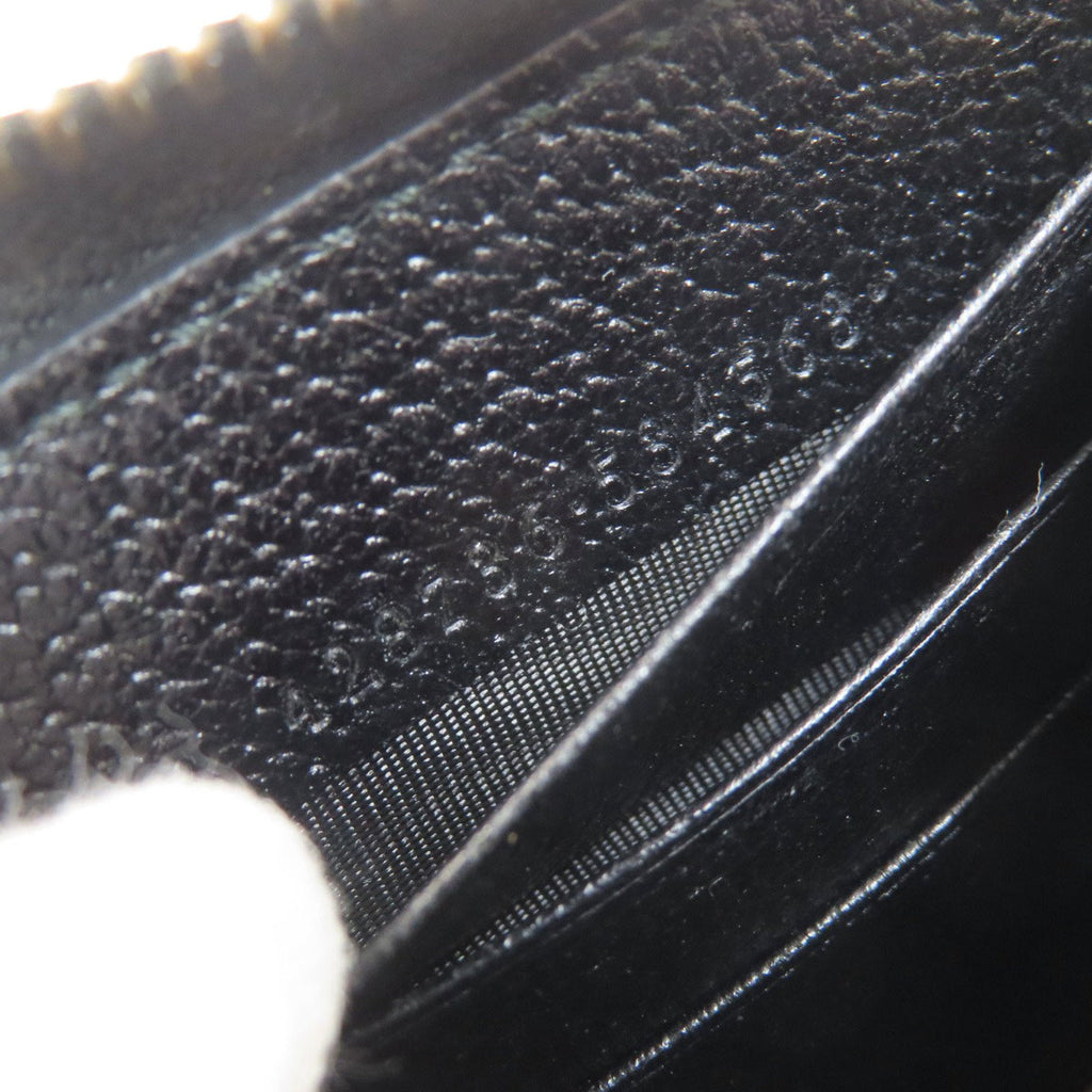 Gucci Black Leather Long Wallet (Bi-Fold) (Pre-Owned)