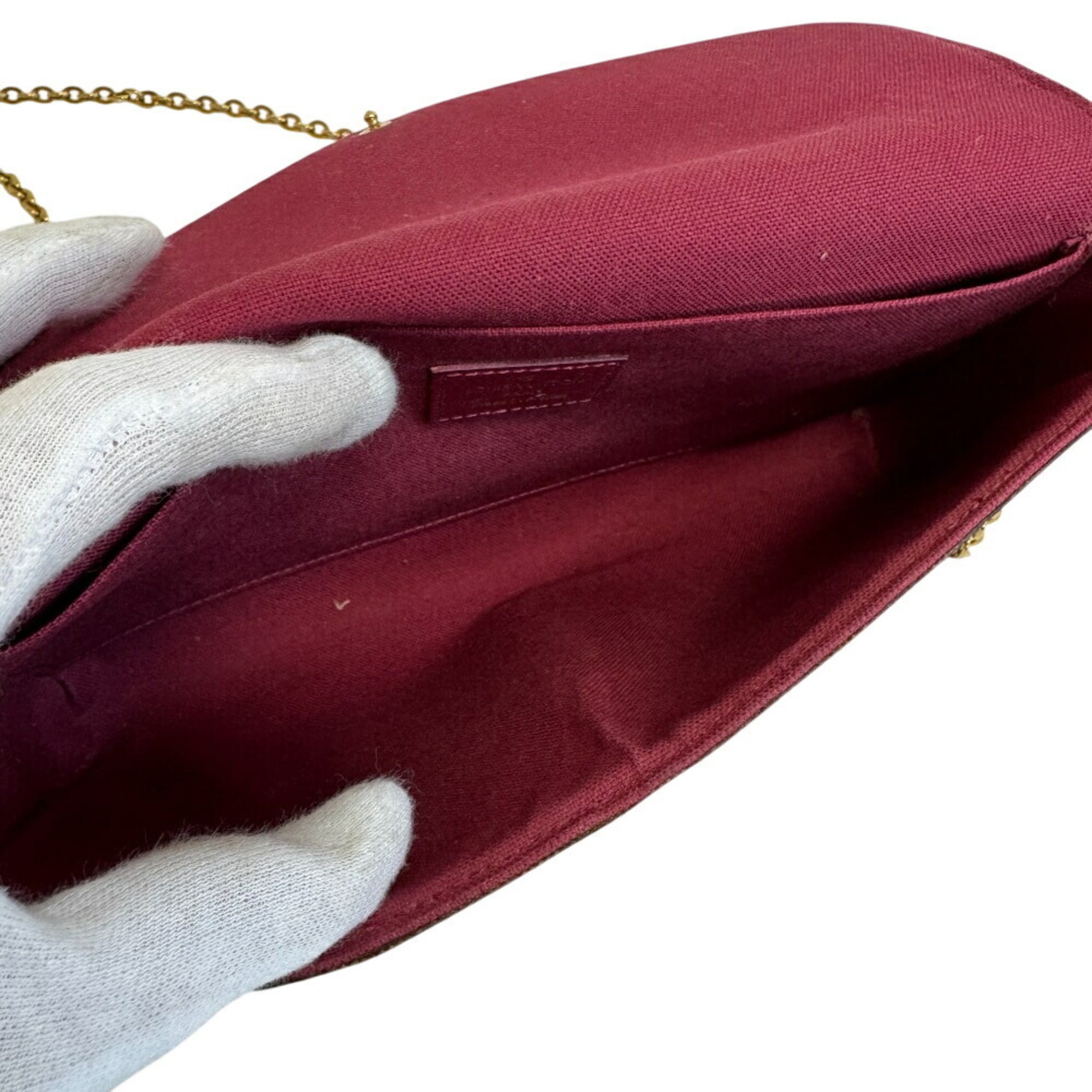 Louis Vuitton Brown Monogram Monogram Leather Pouch Shoulder Bag