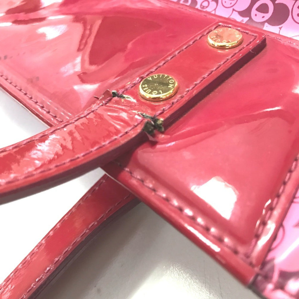 Louis Vuitton Pink Pvc Leather Shoulder Bag Tote Bag