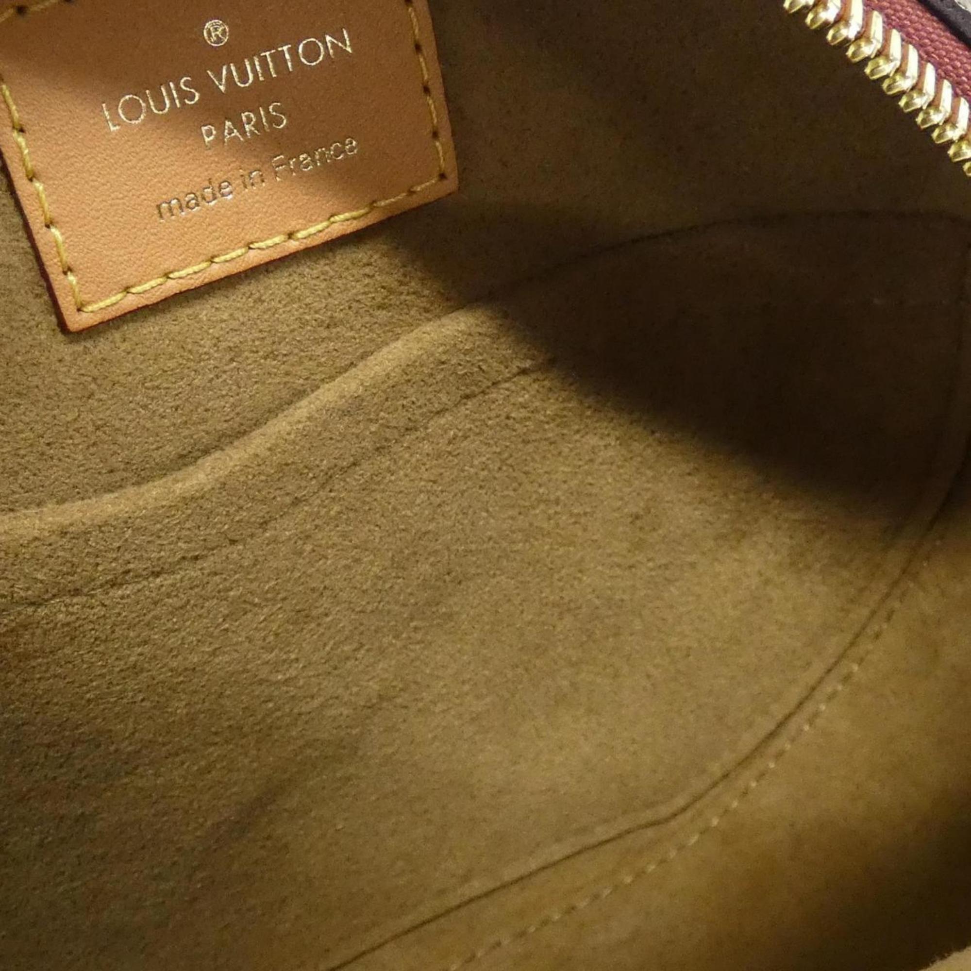 Louis Vuitton Marron Coated Canvas Shoulder Bag