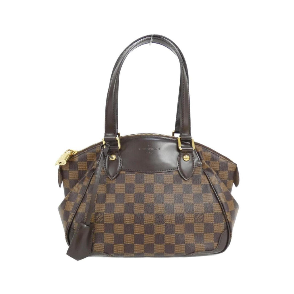 Louis Vuitton Brown Coated Canvas Handbag