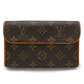 Louis Vuitton Brown Monogram White Monogram Clutch Bag Pochette Pouch