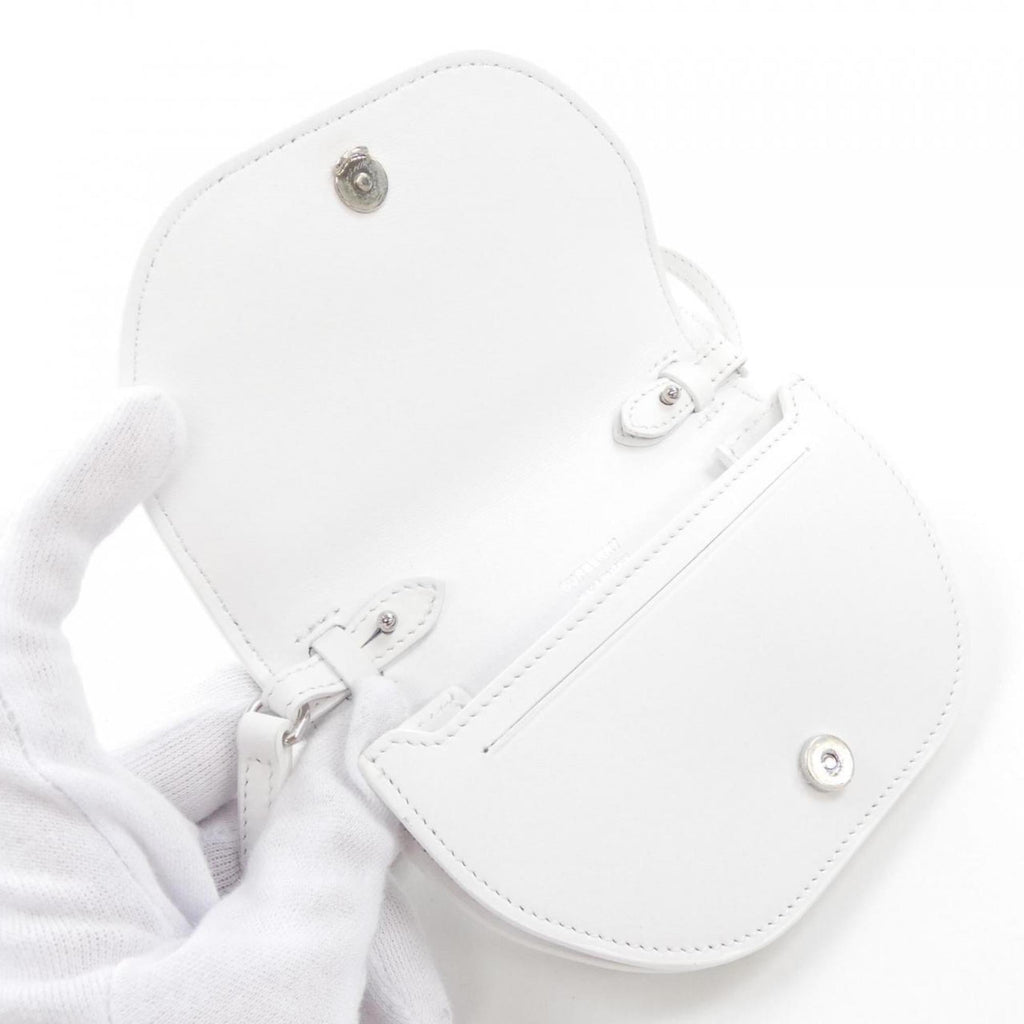 Burberry White Chain/Shoulder Wallet