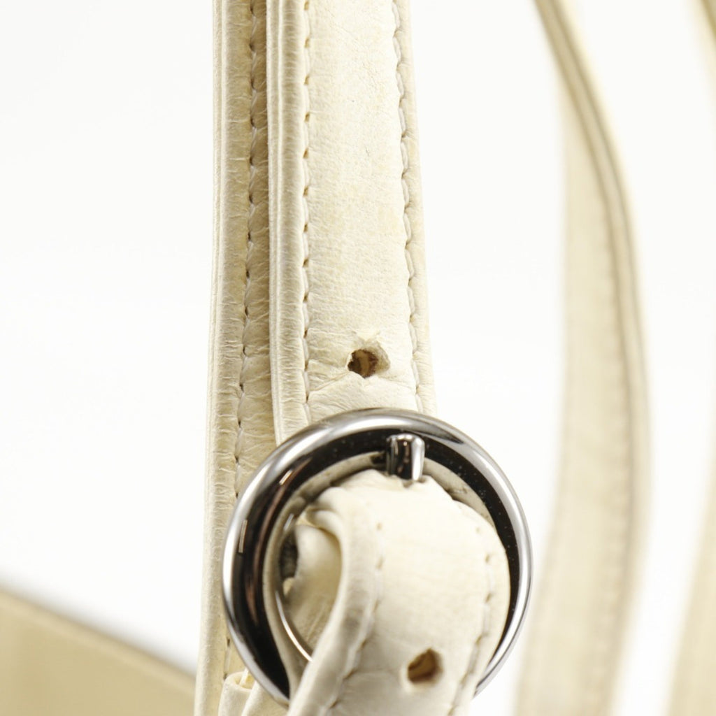 Chanel Ivory Leather Tote Bag