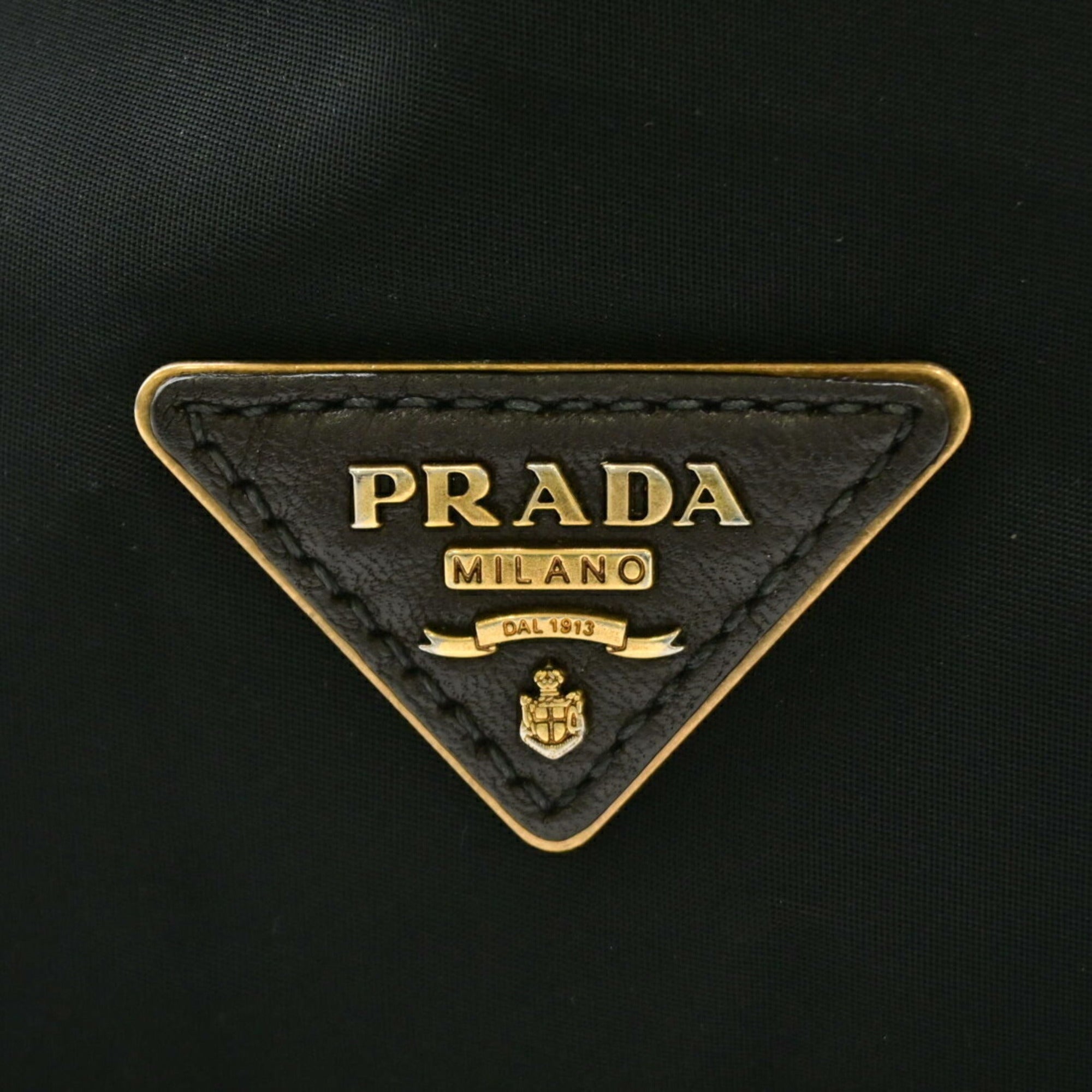 Prada Black Nylon Handbag Shoulder Bag